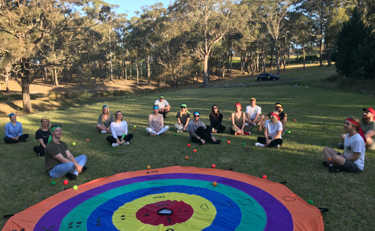 Team Days Amazing Race circle